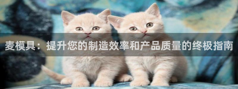 古天乐太阳网城：麦模具：提升您的制造效率和产品质量的终极指南