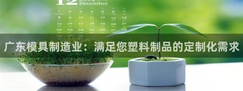 太阳集团8027：广东模具制造业：满足您塑料制品的定制化需求