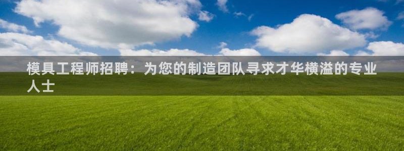 太阳成集团tyc234cc投资控股集团：模具工程师招聘：为您的制造团队寻求才华横溢的专业
人士